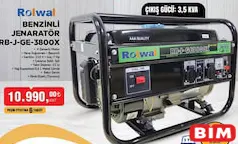 ROLWAL BENZİNLİ JENERATÖR ROLWAL BENZİNLİ JENERATÖR